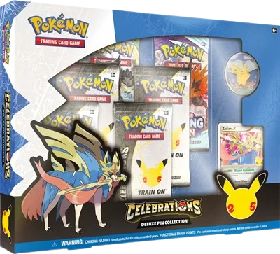 Celebrations Deluxe Pin Collection - Zacian LV. X