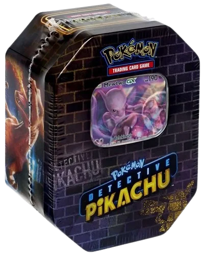 Detective Pikachu Tin - Mewtwo