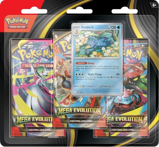 Mega Evolution 3-Pack Blister - Golduck