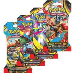 Mega Evolution Sleeved Booster Pack Art Bundle (Set of 4)