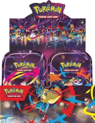 Mega Evolution Mega Heroes Mini Tin Display