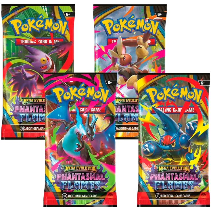 Phantasmal Flames Booster Pack Art Bundle (Set of 4)