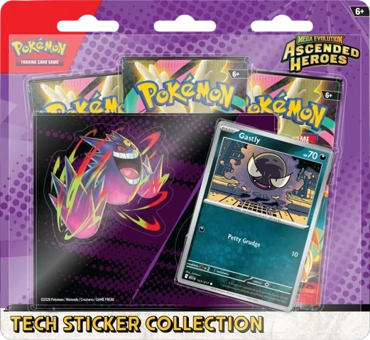 Ascended Heroes Tech Sticker Collection - Gastly