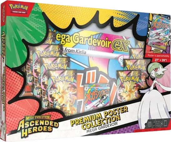 Ascended Heroes Premium Poster Collection - Mega Gardevoir