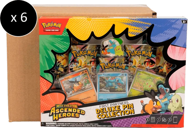 Ascended Heroes First Partners Deluxe Pin Collection Case