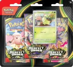 Perfect Order 3 Pack Blister (Chikorita)
