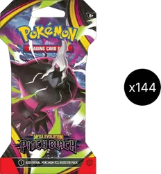 Pitch Black Sleeved Booster Case