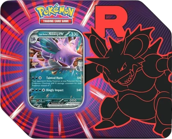 Team Rocket Tin (Team Rocket's Nidoking ex)