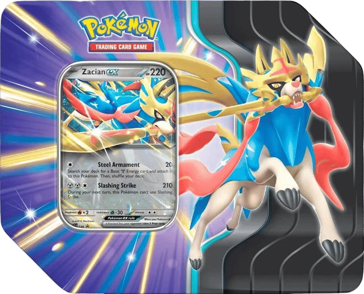 Slashing Legends Tin (Zacian ex)