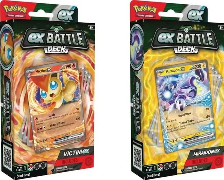 Victini ex/Miraidon ex Battle Decks (Set of 2)