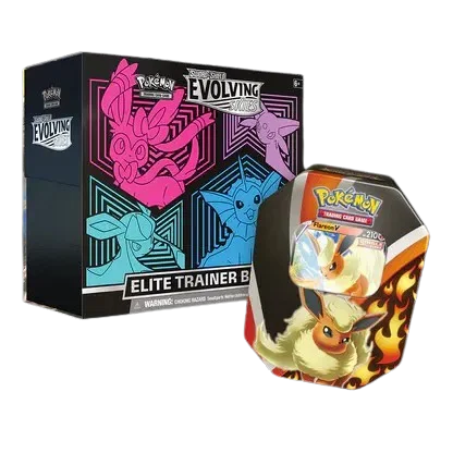 Costco Pokémon Evolving Skies Elite Trainer Box and Tin