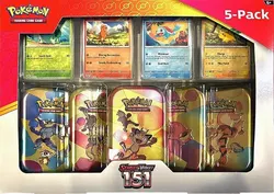 Costco Pokémon Scarlet & Violet 151 Mini Tin 5-pack (Meowth)