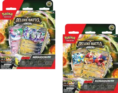 Deluxe Battle Deck: Miraidon ex/Koraidon ex (Set of 2)