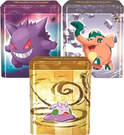 Pokémon Stacking Tins [Set of 3] (Psychic, Metal, and Dragon)
