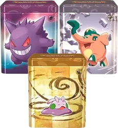 Pokémon Stacking Tins [Set of 3] (Psychic, Metal, and Dragon)