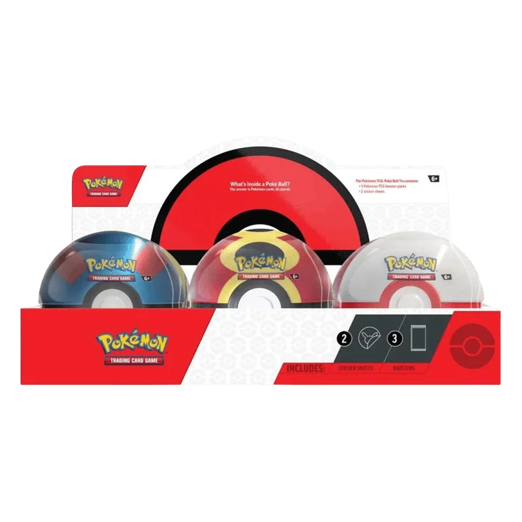 Poké Ball Tin Display (Q4 2025)