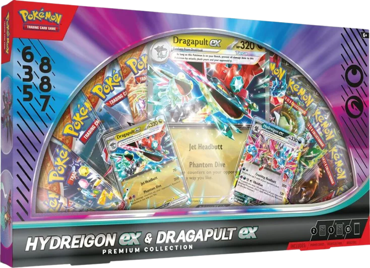 Hydreigon ex & Dragapult ex Premium Collection