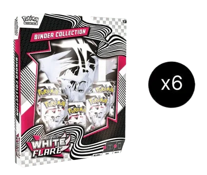 White Flare Binder Collection Case