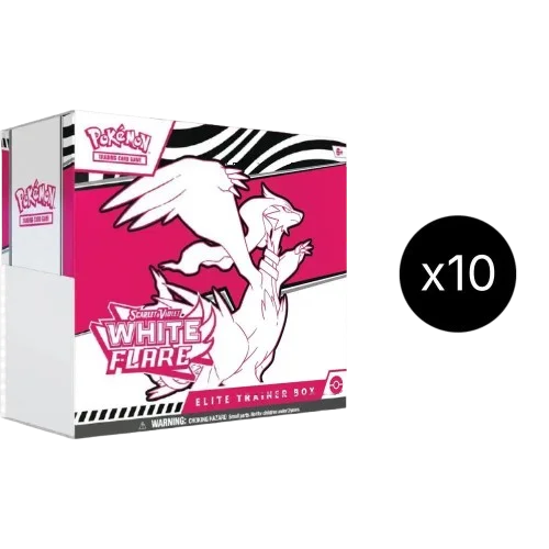 White Flare Elite Trainer Box Case