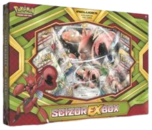 Sun & Moon Scizor EX Box