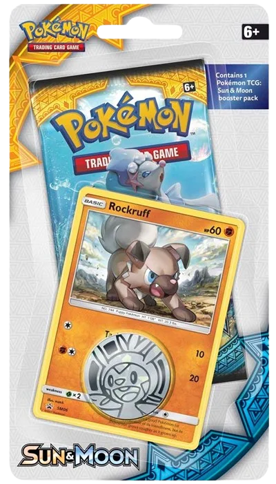 Sun & Moon Single Blister Pack - Rockruff