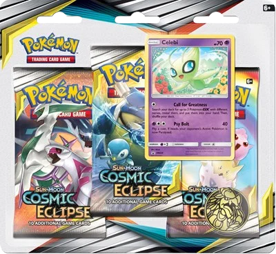 Cosmic Eclipse 3-Pack Blister - Celebi
