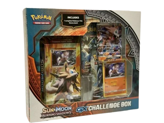 Burning Shadows Lycanroc GX Challenge Box