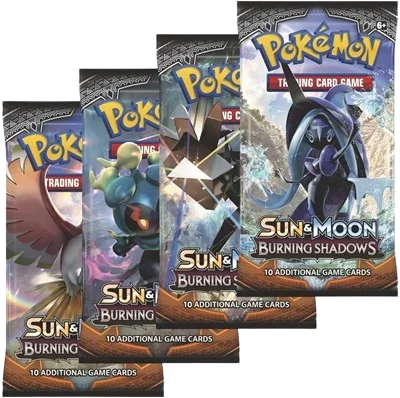 Burning Shadows Booster Pack Art Bundle (Set of 4)