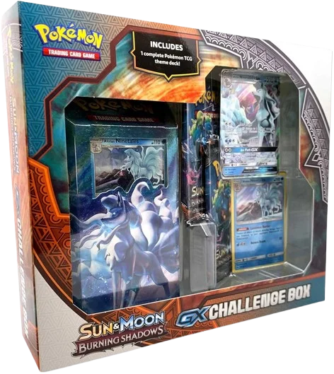 Burning Shadows Alolan Ninetales GX Challenge Box