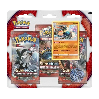 Crimson Invasion 3-Pack Blister - Lucario