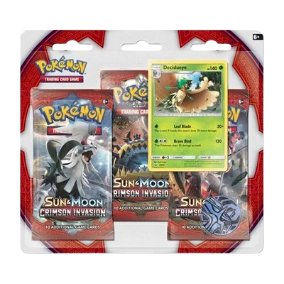 Crimson Invasion 3-Pack Blister - Decidueye