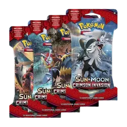 Crimson Invasion Sleeved Booster Pack Art Bundle (Set of 4)
