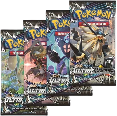 Ultra Prism Booster Pack Art Bundle (Set of 4)