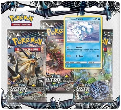 Ultra Prism 3-Pack Blister - Alolan Vulpix