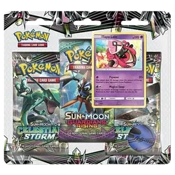 Celestial Storm 3-Pack Booster Blister - Tapu Lele