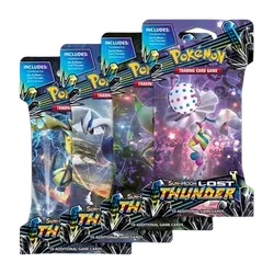 Lost Thunder Sleeved Booster Pack Art Bundle (Set of 4)