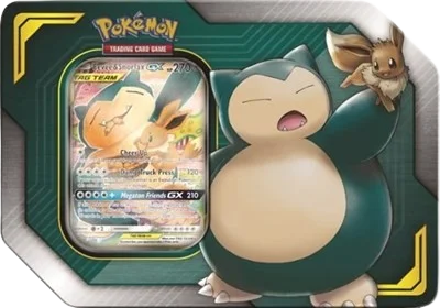 Team Up TAG TEAM Tin - Eevee & Snorlax GX