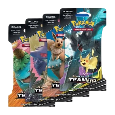 Team Up Sleeved Booster Pack Art Bundle (Set of 4)