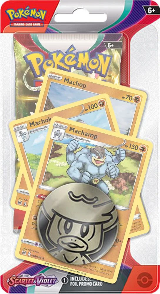 Scarlet & Violet Premium Checklane Blister - Machamp