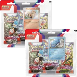 Scarlet & Violet 3-Pack Blister (Set of 2)