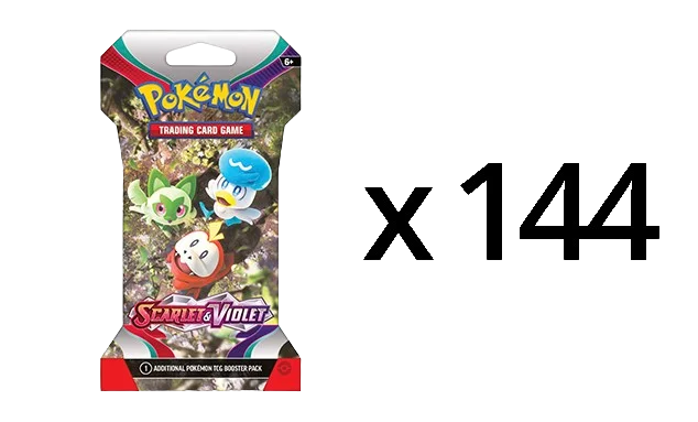 Scarlet & Violet Sleeved Booster Case