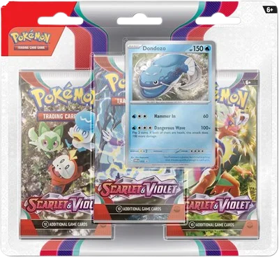 Scarlet & Violet 3-Pack Blister - Dondozo