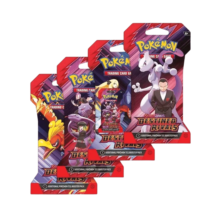 Destined Rivals Sleeved Booster Pack Art Bundle (Set of 4)