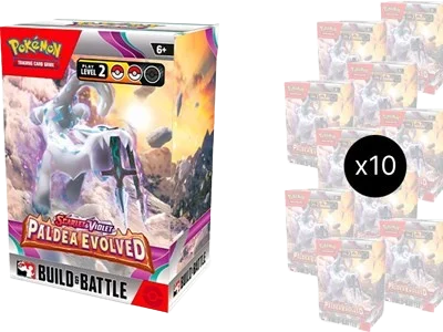 Paldea Evolved Build & Battle Box Display