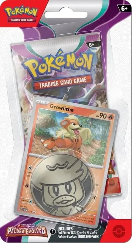 Paldea Evolved Single Pack Blister - Growlithe