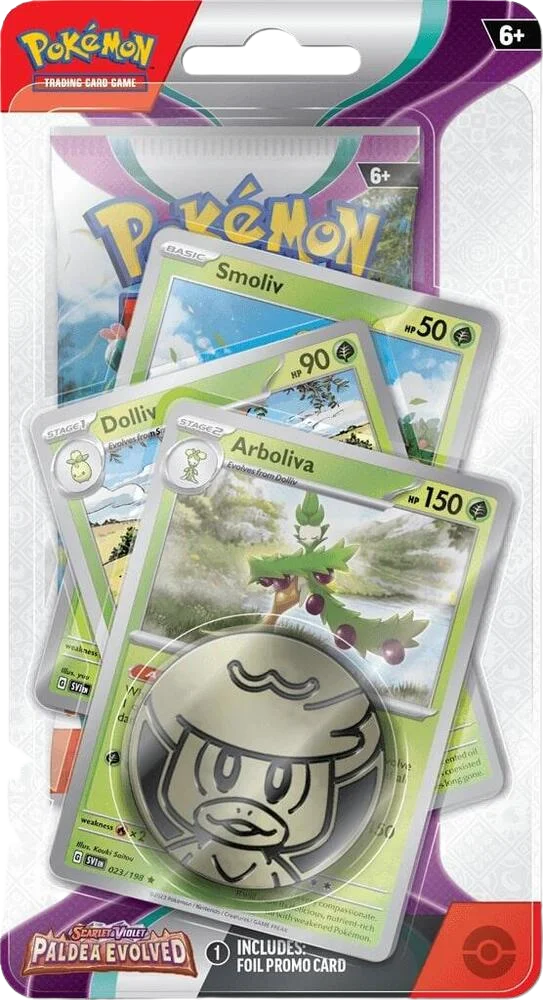 Paldea Evolved Premium Checklane Blister - Arboliva