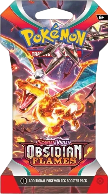 Obsidian Flames Sleeved Booster Pack
