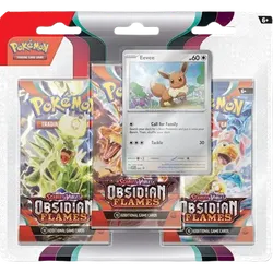 Obsidian Flames 3-Pack Blister - Eevee