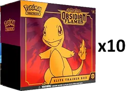Obsidian Flames Elite Trainer Box Case