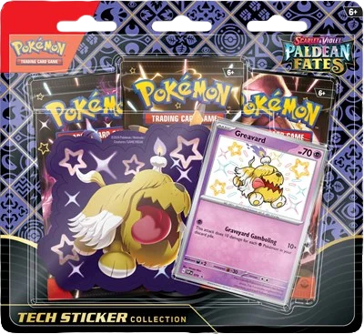 Paldean Fates Tech Sticker Collection - Greavard